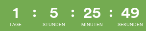 Countdown bis Aktionsende
